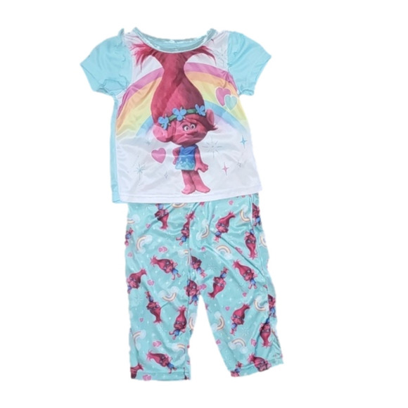 DREAMWORKS TROLLS Princess Poppy Pajama Set - Picture 1 of 6
